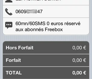 Free Mobile Companion : appli de suivi conso non officielle pour iPhone